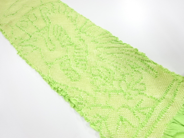 正絹　振袖用　絞り　帯揚げ